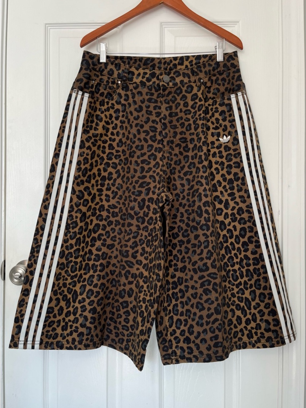 Adidas Denim Bermuda Shorts (33”) - Picture 1 of 15
